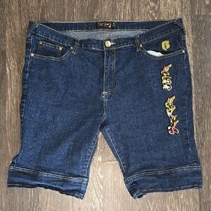 Size 20 Vintage Y2k Ruff Ryder Womens Denim Shorts